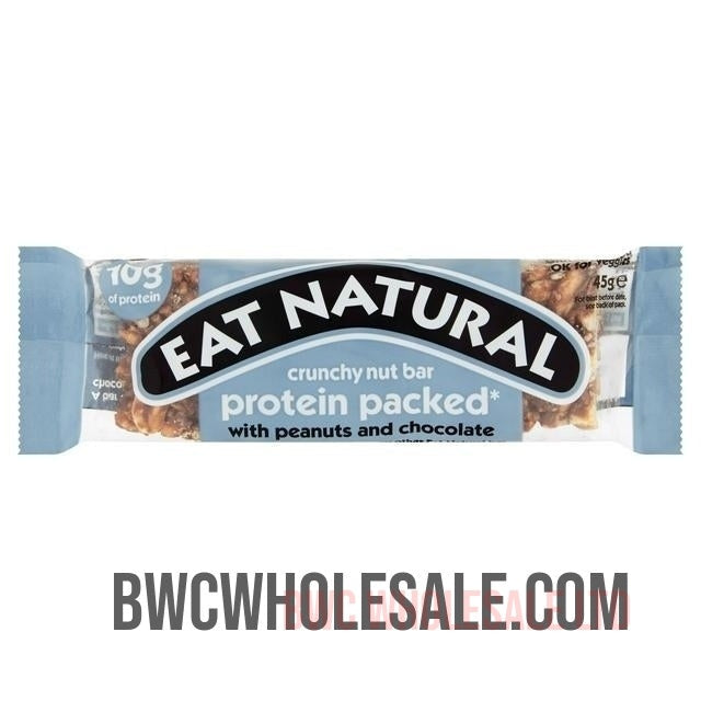 Eat Natural Protein Packed Peanuts & Chocolate Bars 12 x 45g