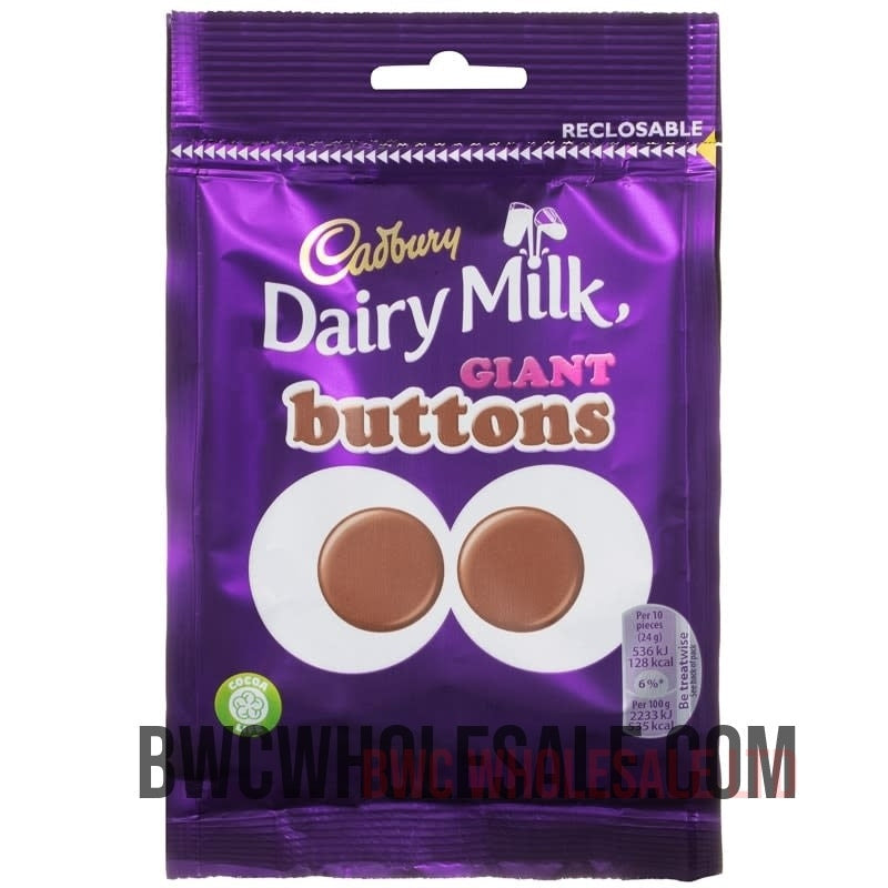 Cadbury Dairy Milk Giant Buttons 95g X 8