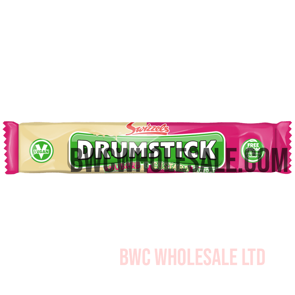 Swizzels Rhubarb & Custard Drumstick Bar 60X10p