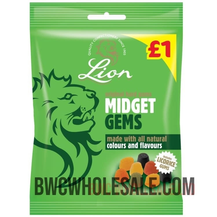 Lion Midget Gems 150g X 10