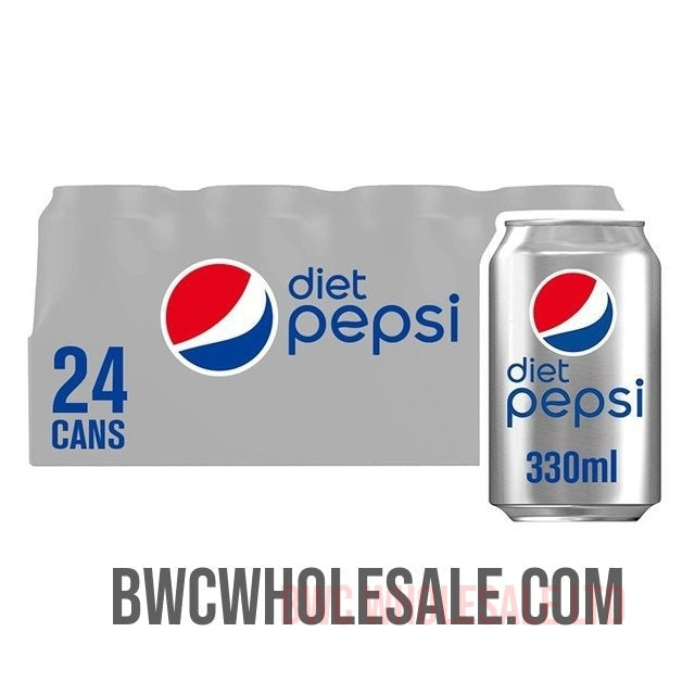 Pepsi Diet, 24 x 330ml Cans