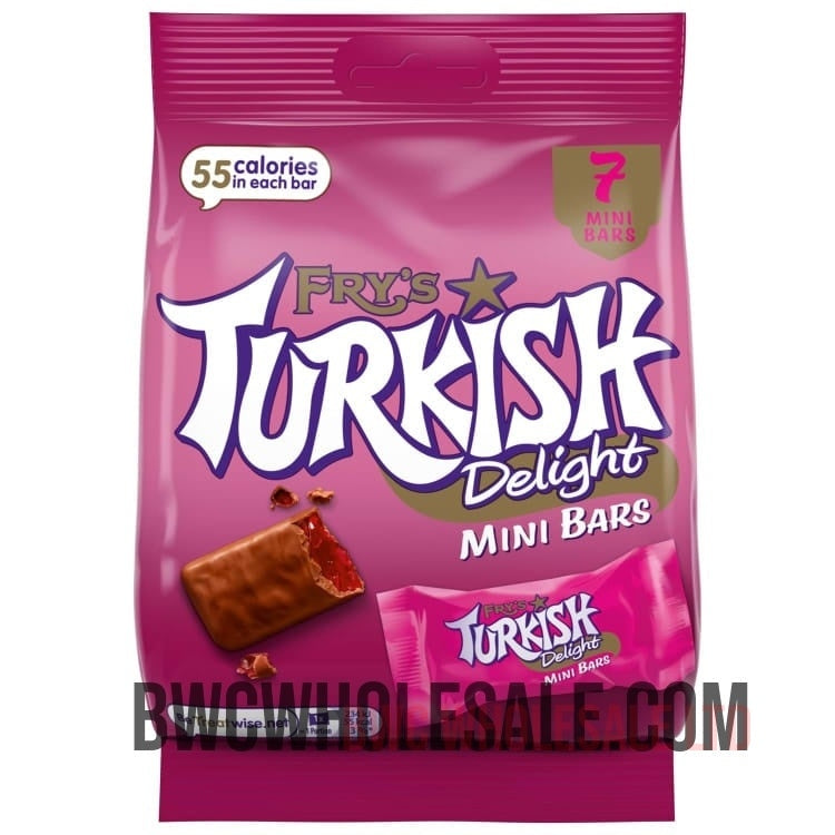 Fry's Turkish Delight Mini Bars 7pk X 8