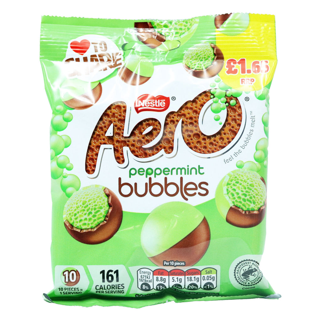 NESTLE AERO PEPPERMINT BUBBLES 12 x 80GM