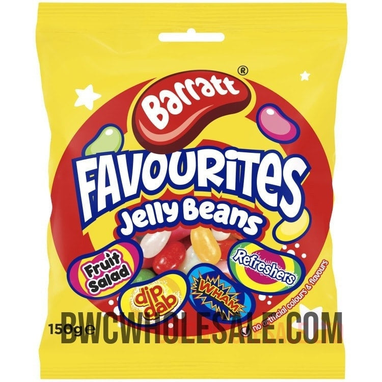 Barratt Favourites Jelly Beans 150g X 8