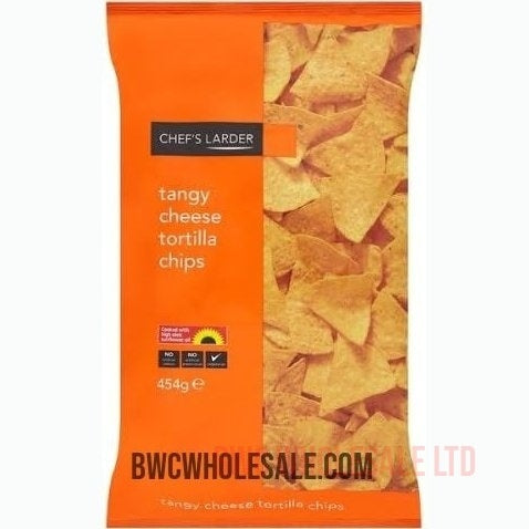 Chef's Larder Tangy Cheese Tortilla Chips 454gX6