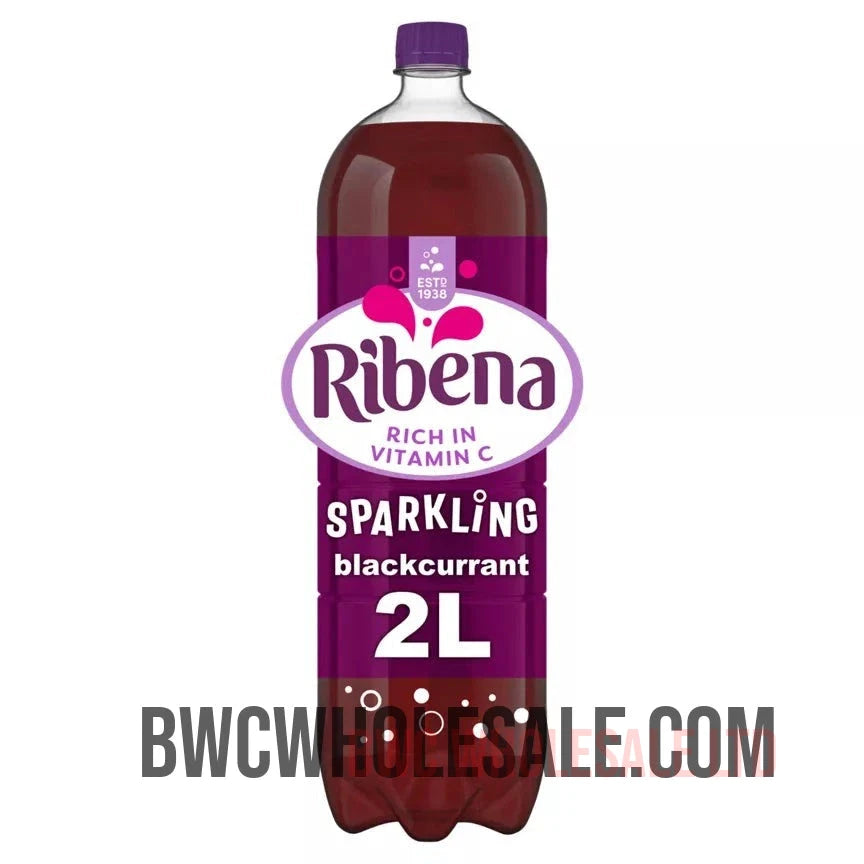 Ribena Sparkling Blackcurrant Juice 8 X 2LTR