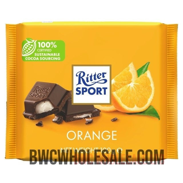 Ritter Sport Orange 100g X 24