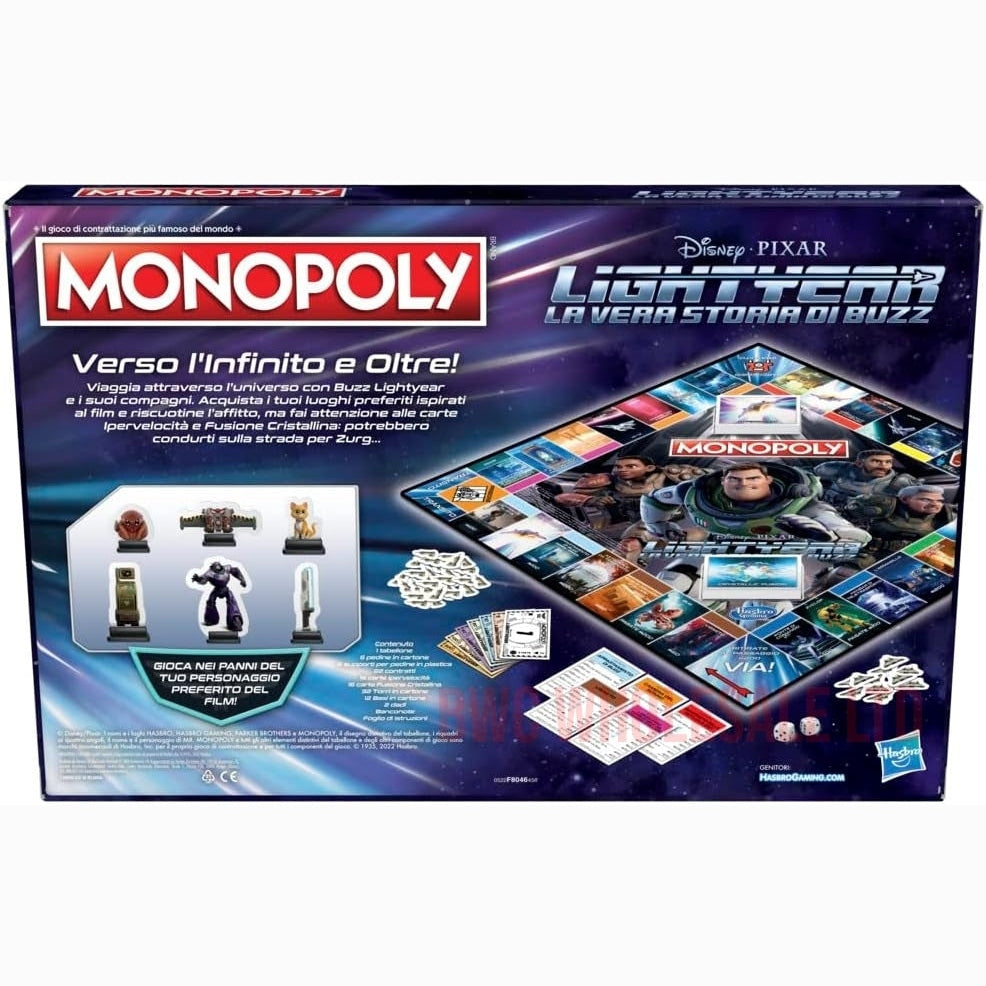 Monopoly Lightyear Edition Hasbro Gaming