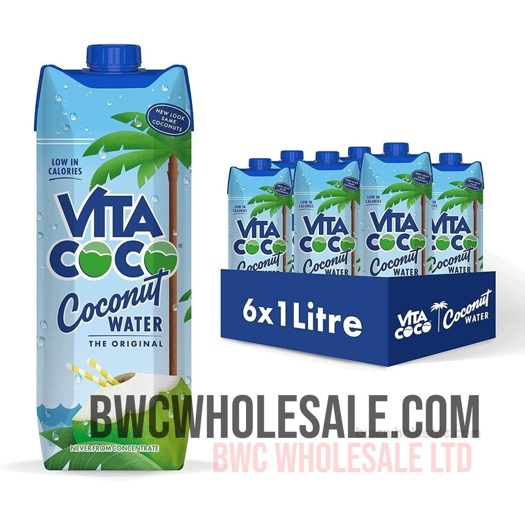 Vita Coco Natural Coconut Water Pack of 6 x 1ltr