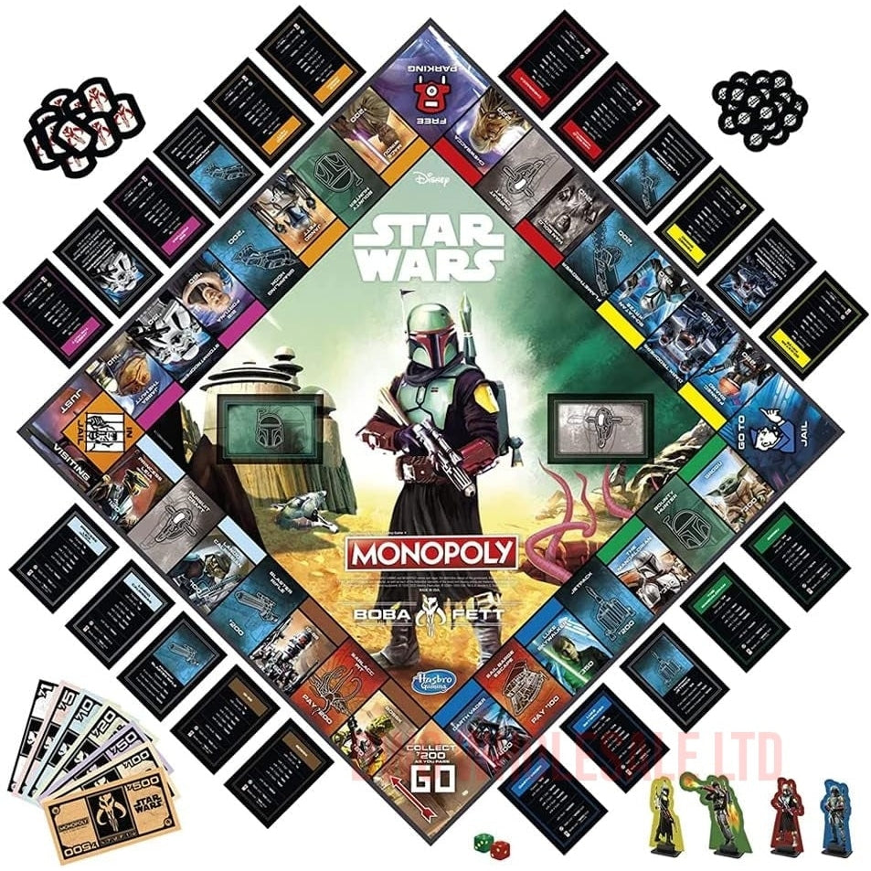 Monopoly: Star Wars Boba Fett Edition Board Game