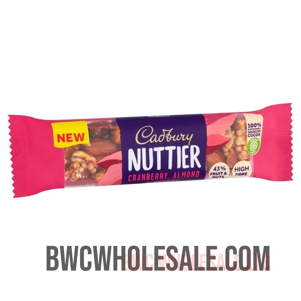 Cadbury Nuttier Cranberry, Almond & Peanut Chocolate Bar 40g X 15