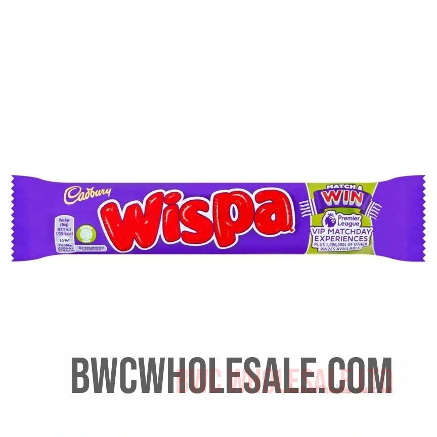 Cadbury Wispa Bar 36g Box of 48