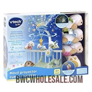 VTech - Mobile Projector Sheep Bead, Cot Toy for Baby