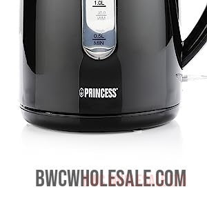 Princess Electric Water Kettle 1.7 L 2200 W Water Boiler