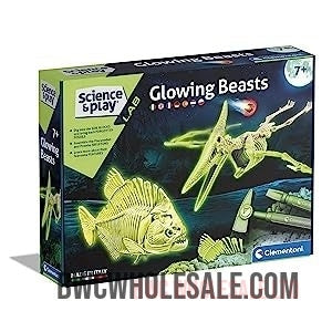 Clementoni - 19311 - Science & Play - Glowing Beasts - Scientific Toys