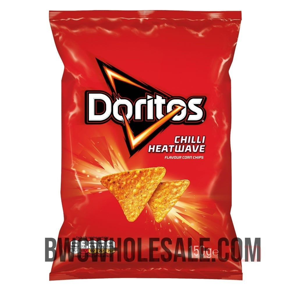 Doritos Chilli Heatwave Tortilla Chips Crisps 70gX15