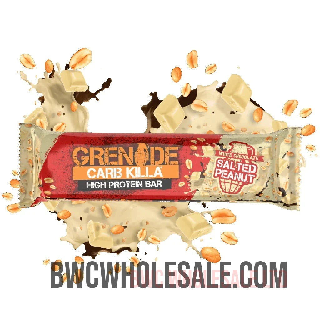 GRENADE WHITE CHOCOLATE SALTED PEANUT PROTEIN BAR X 24