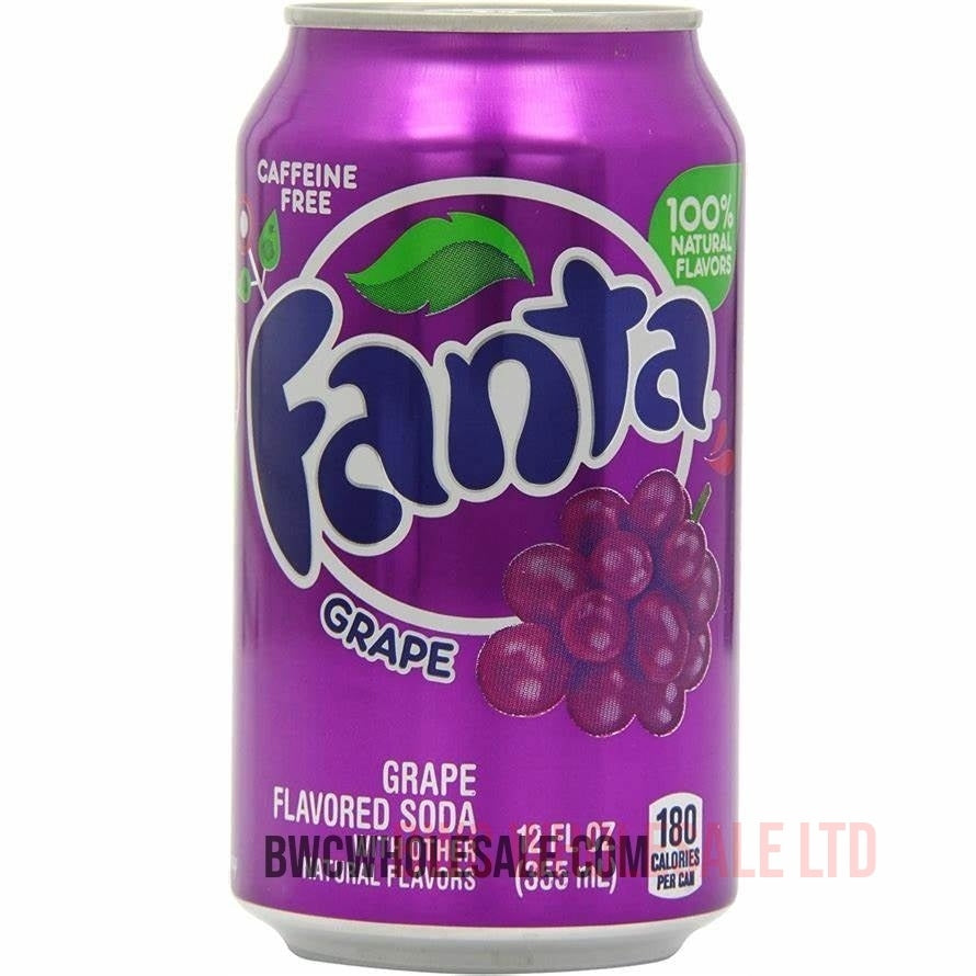 Fanta Grape Soda Can 355 ml Pack of 12