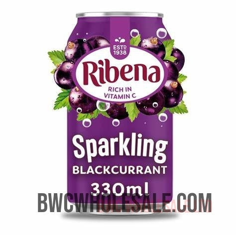 RIBENA SPARKLING BLACKCURRANT CAN 24 x 330ml – Bwc Wholesale Ltd