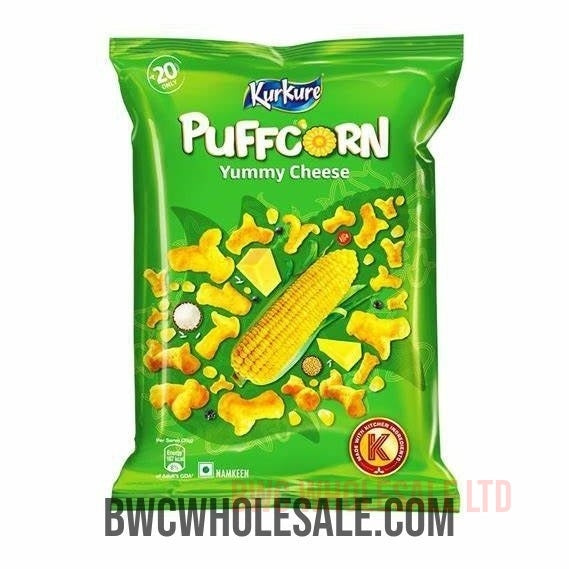 Kurkure Yummy Cheese Puffcorn (Pack Of 12)