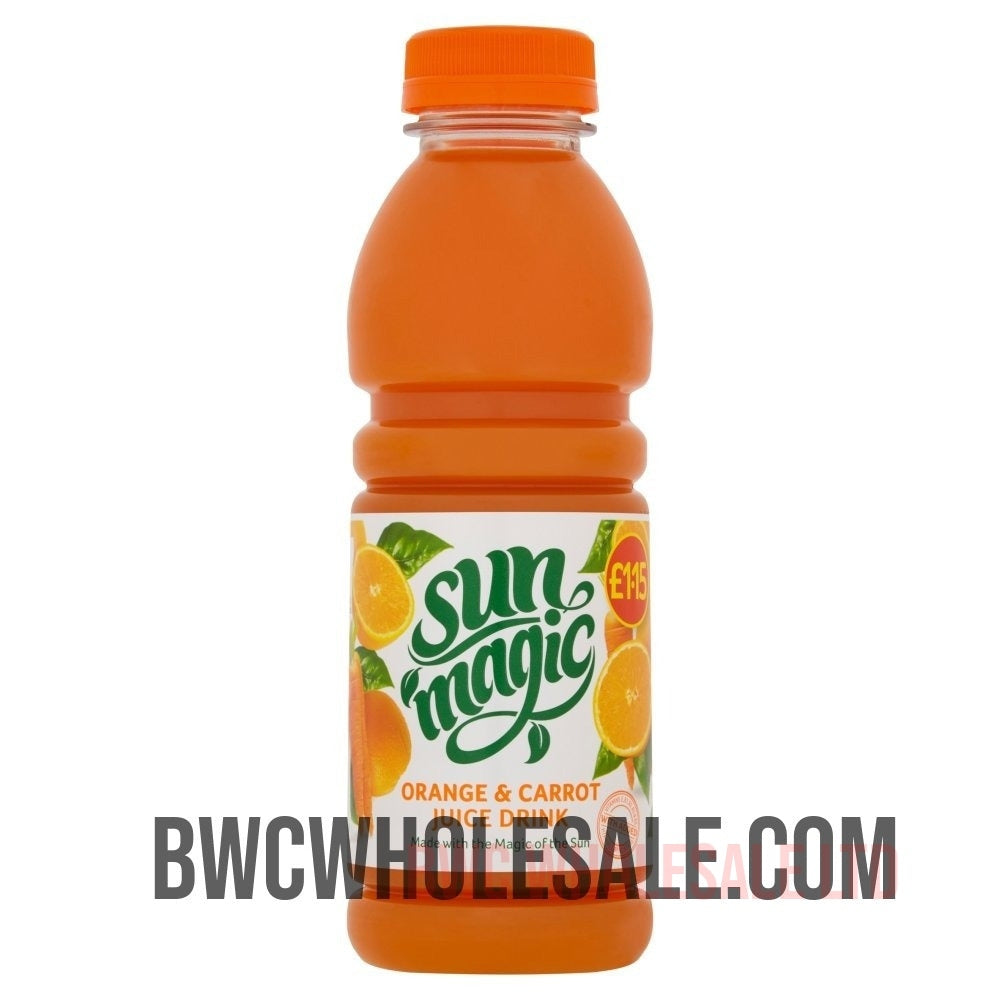 Sunmagic Orange & Carrot Juice 500 ML X 6