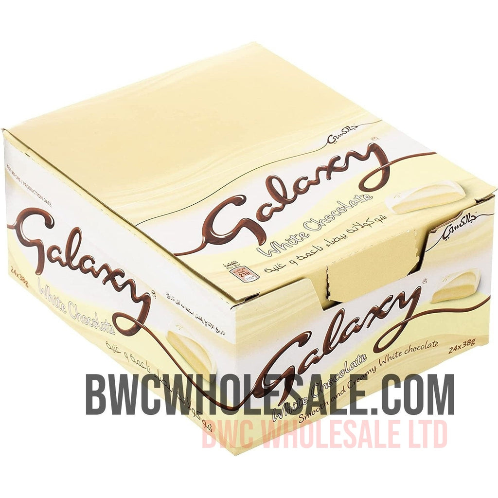 Galaxy White Chocolate Bars 38g x 24