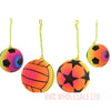 10" ( 25cm ) Neon Rainbow Ball With Keychain