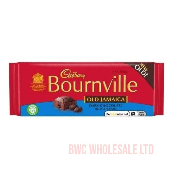 Cadbury Bournville Old Jamaica Dark Chocolate Bar, 100g