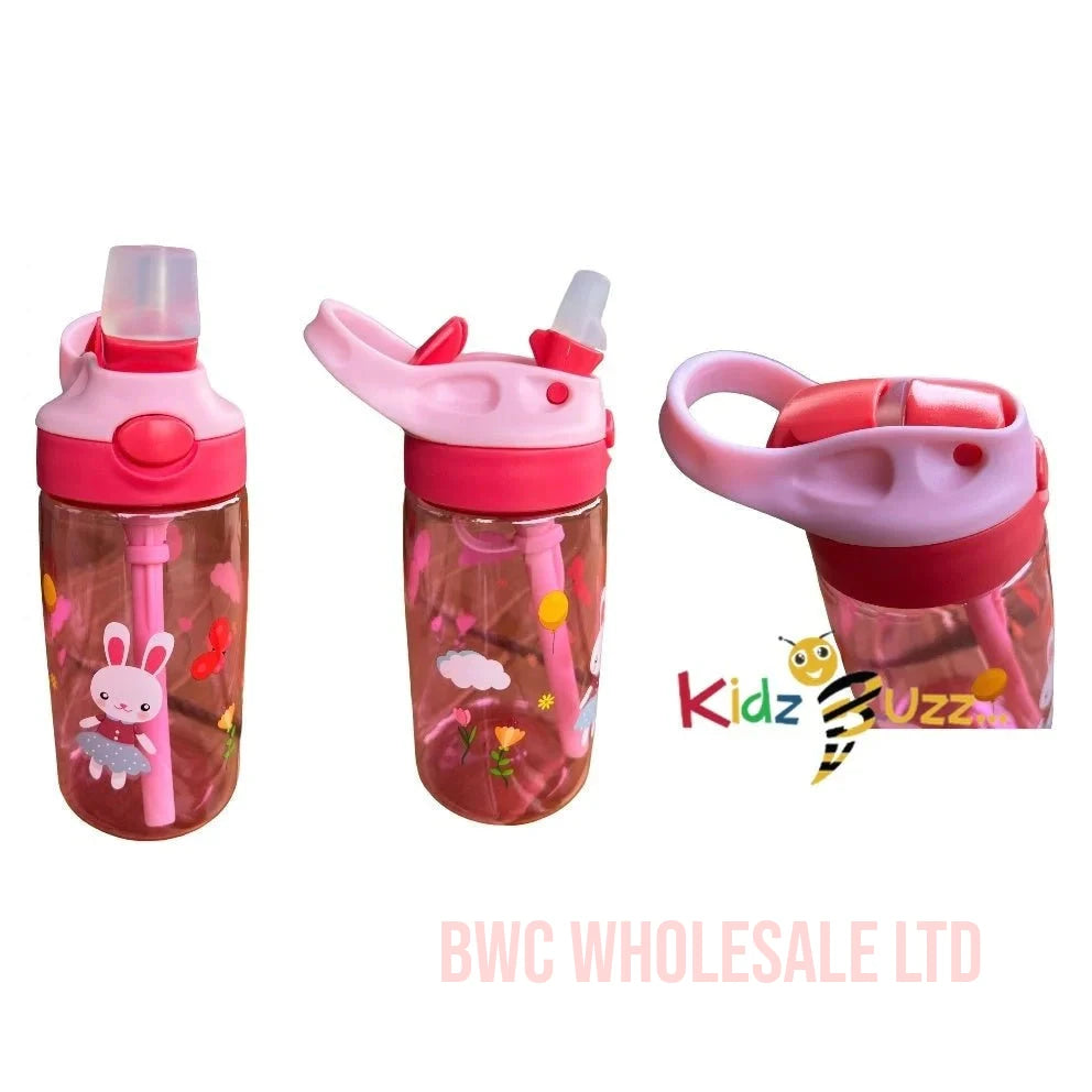 Water Bottle Pink Bunny 480ml X 3