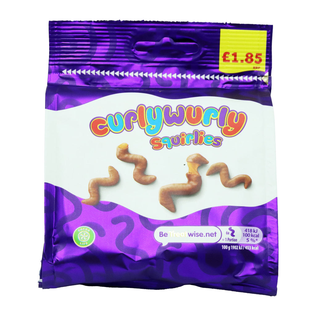Cadbury Curly Wurly Squirlies 10 x 95GM
