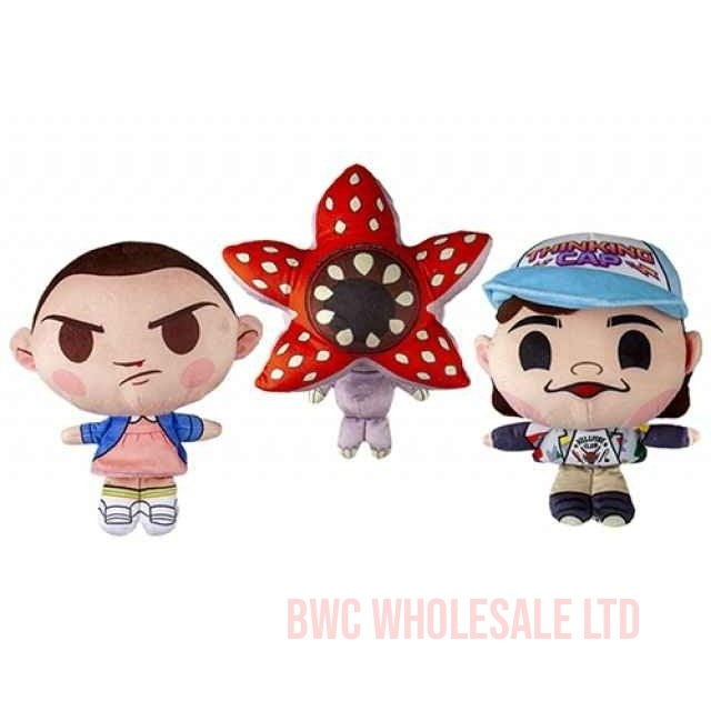 Stranger Things Soft Plush With Beanies 11" 3 Assorted Designs