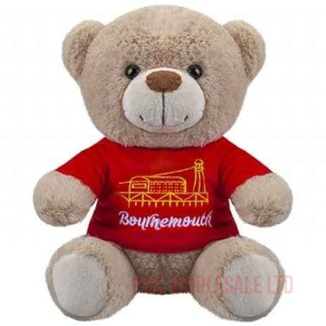 Soft Plush Bear With Bournmouth T-Shirt 20CM