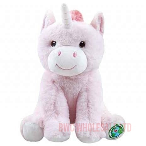 Eco Plush Unicorn Colour: Pink Size: 9 Gift For Kids