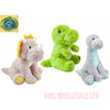 Eco Plush Dinosaurs Size: 9" 3 Assorted Soft Toys For Kids