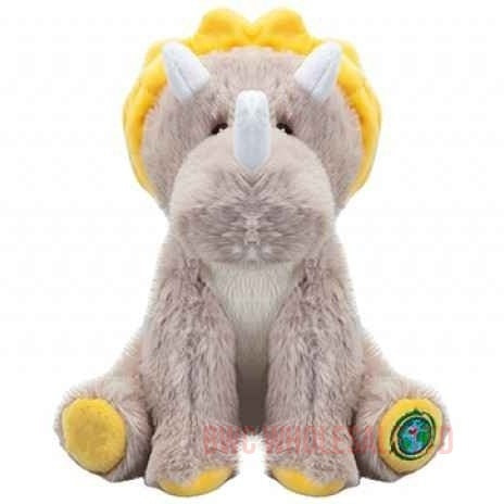 Eco Plush Triceratops Size: 9" Gift For Kids