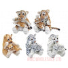 Mother & Baby Cub Wild Cats 25CM 5 Assorted