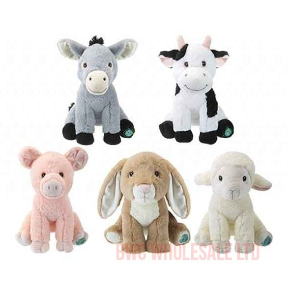 Eco Plush Barnyard 11" 5 Assorted