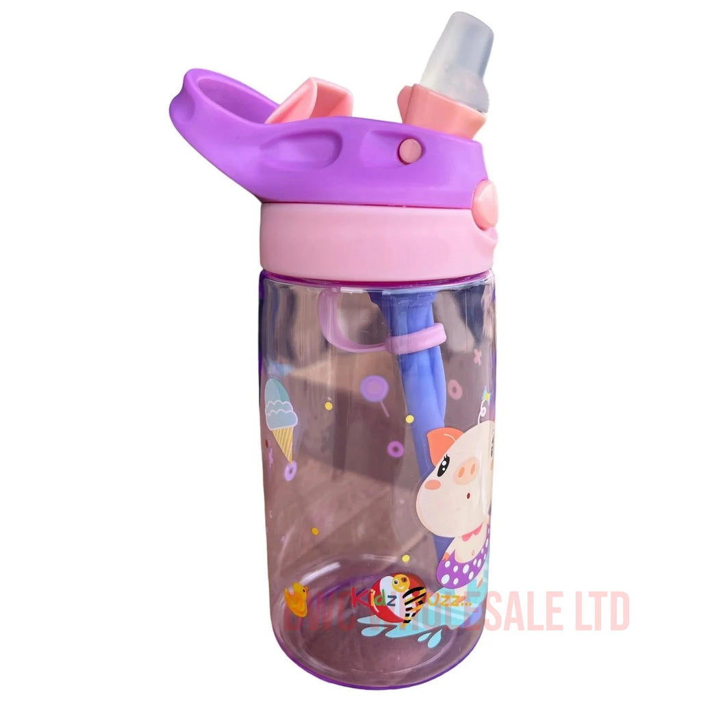 Water Bottle Pink Pig 480ml X 3