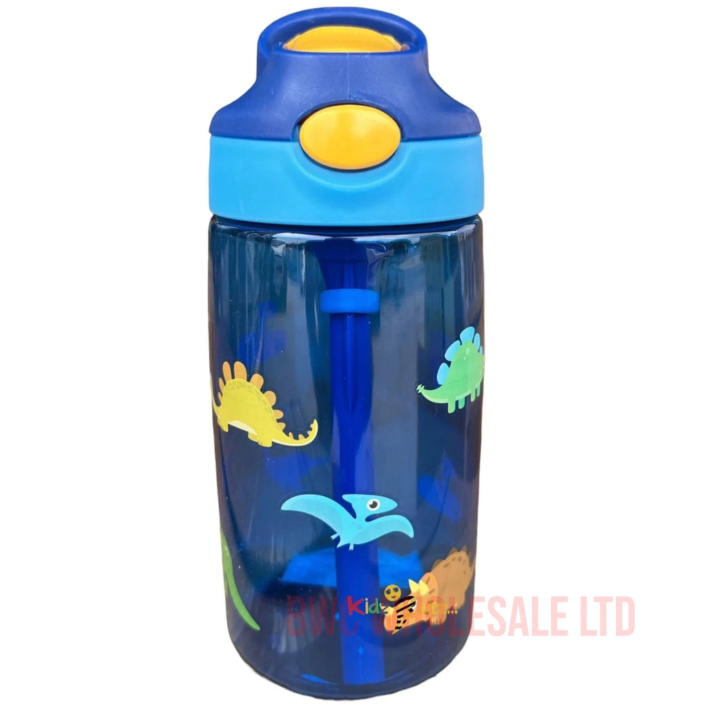 Water Bottle Blue Dinosaur 480ml X 3