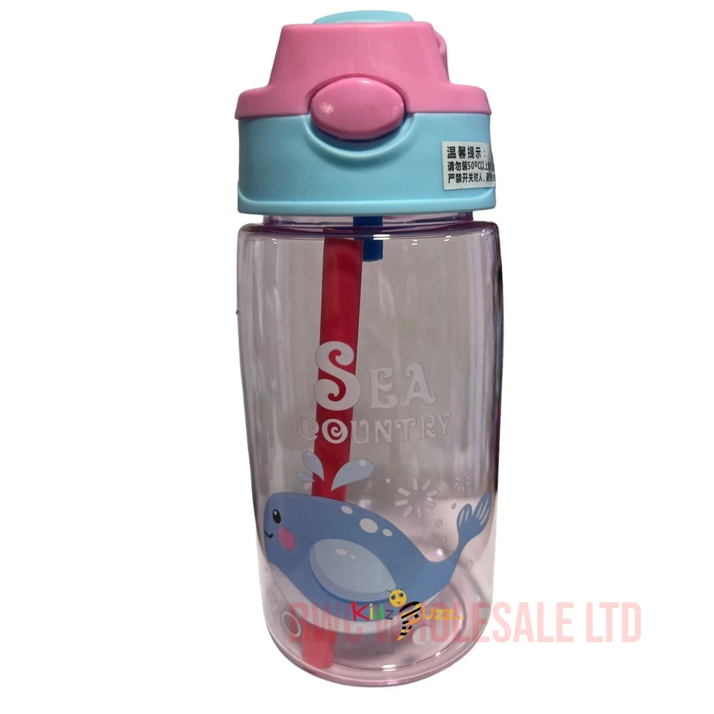 Water Bottle Sea Country Whale 480ml X 3