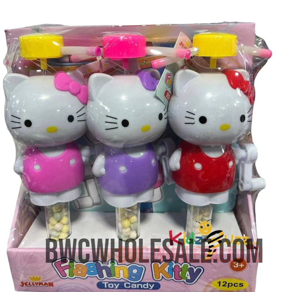 Flashing Kitty Toy Candy X 12