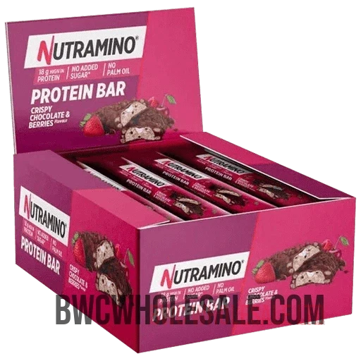 Nutramino Protein Bar Crispy Chocolate & Berries 12 x 55g