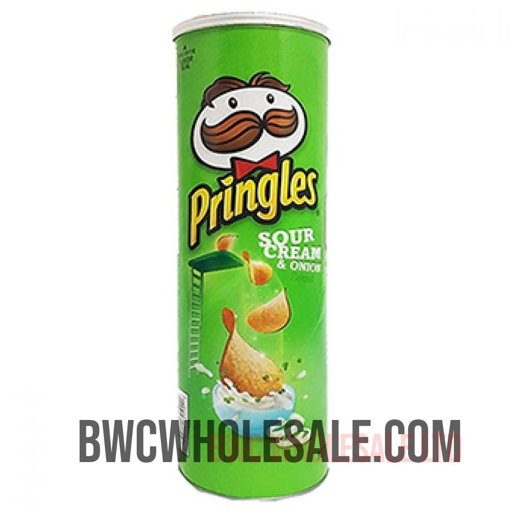 Pringles Sour Cream & Onion Crisps 6x165g