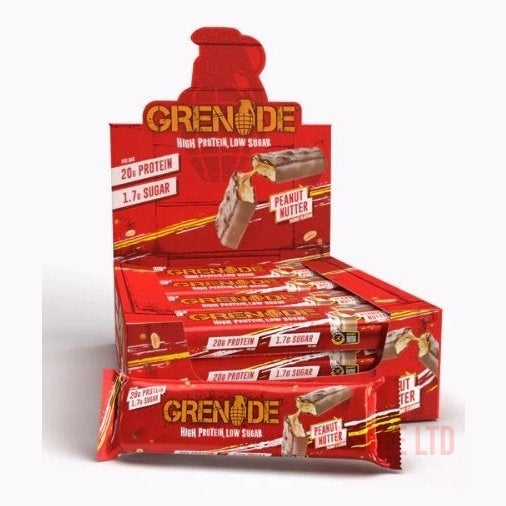 Grenade Carb Killa Peanut Nutter Bar, 12 x 60g