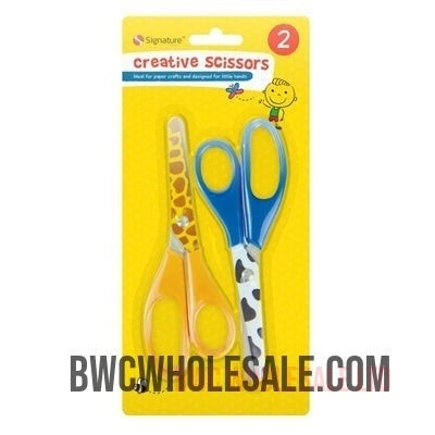 Printed Creative Scissors 2pk Pack Of 12