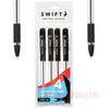 4 PC Gel Pens Writing School Stationery Black Pen