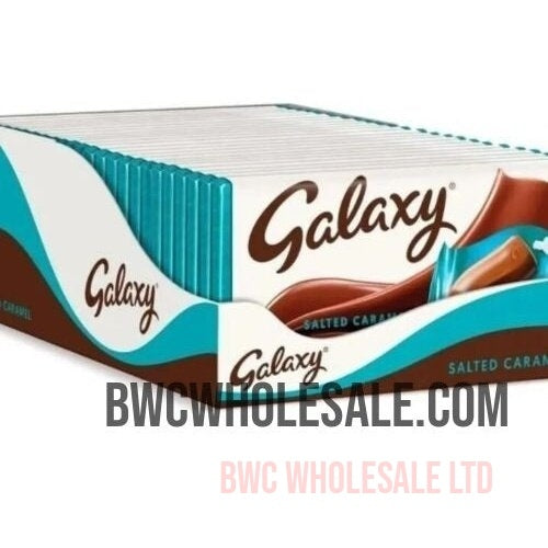 Galaxy Salted Caramel Chocolate Bar, 135 g X 24