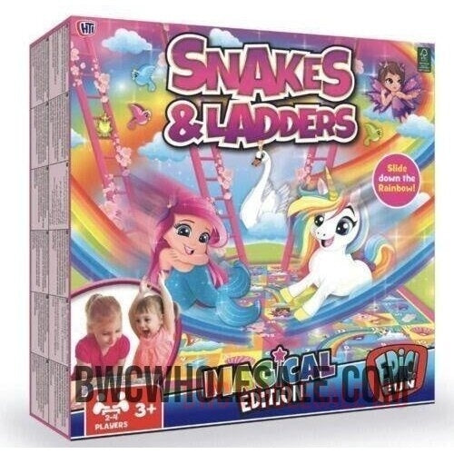 Snakes & Ladders Magical Edition Family Board Game For Kids Ages 3+