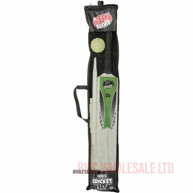 Children Cricket Complete Set Size 5 Outdoor Play Bat Ball Stump Carry Bag