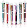 Multicolor Pen In One Retractable Ballpoint Pens 6-In-1 Rainbow